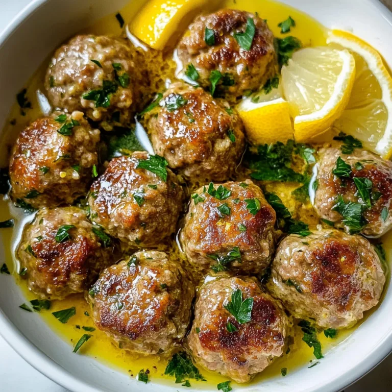 Authentic Greek Meatballs in Lemon Sauce Recipe | Traditional Flavor
