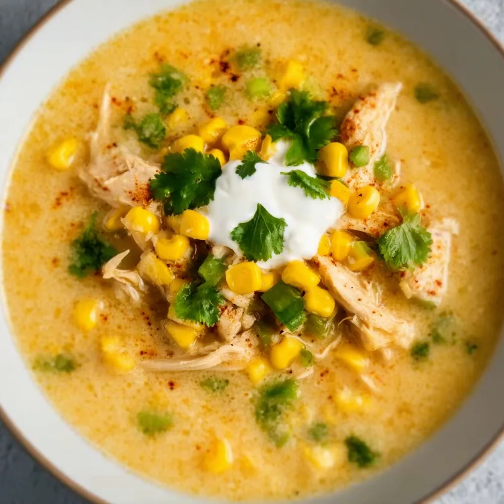 Mexican Corn Chicken Soup