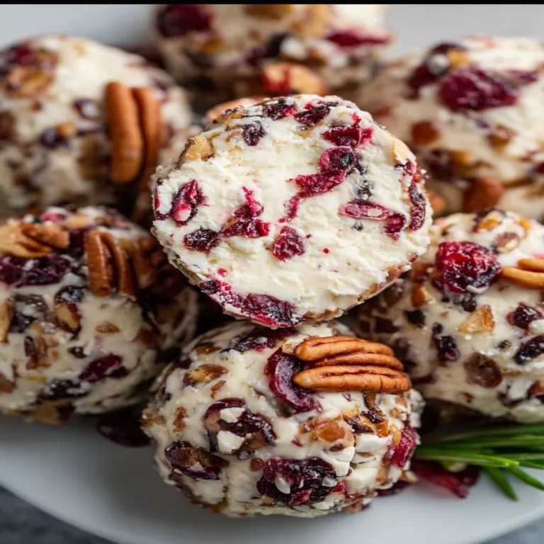 Easy No-Bake Cranberry Cheese Balls Recipe | Perfect Holiday Appetizer