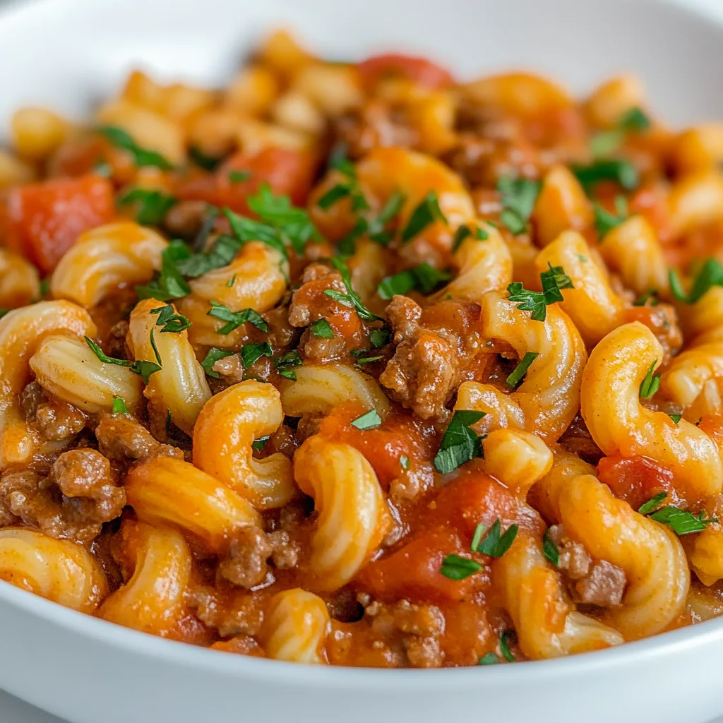 Easy One-Pot American Goulash Recipe | Quick &amp; Delicious Meal