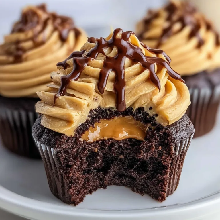 Delicious Peanut Butter Chocolate Cupcakes Recipe | Easy & Moist Treats
