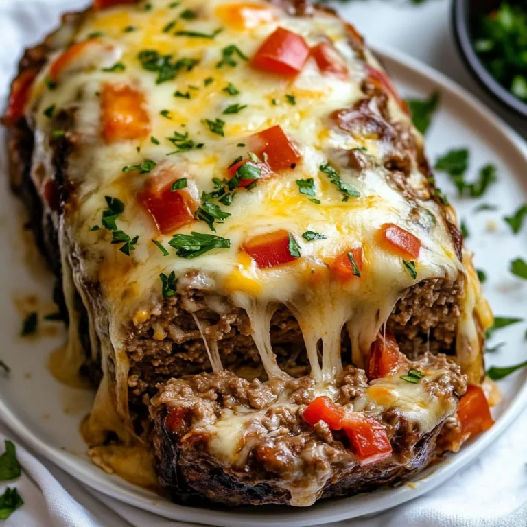 Delicious Philly Cheesesteak Meatloaf Recipe | Easy &amp; Flavorful Dinner Idea