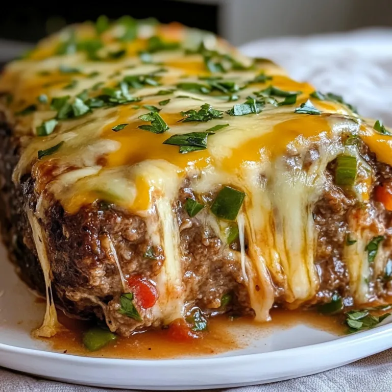 Delicious Philly Cheesesteak Meatloaf Recipe | Easy & Flavorful Dinner Idea