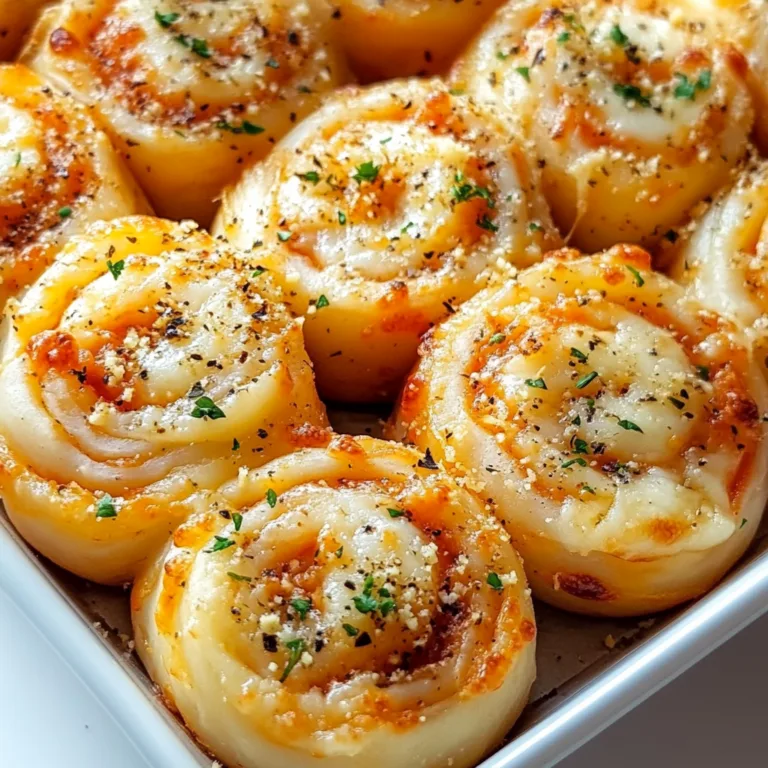 Delicious Pizza Rolls with Mozzarella and Garlic Butter | Easy & Cheesy Recipe