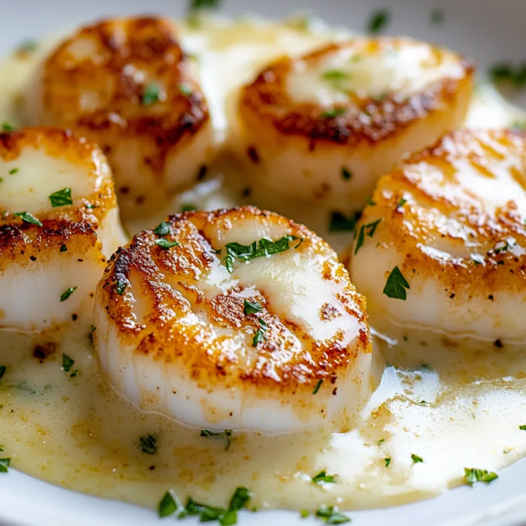 Seared Scallops in Garlic Cajun Butter Sauce | Easy & Delicious Seafood Recipe
