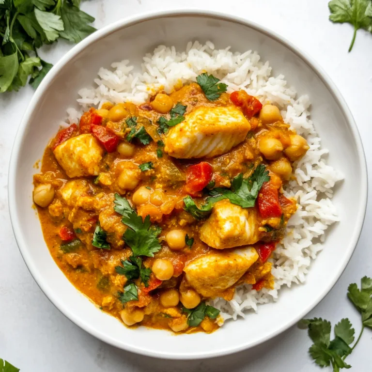 Slow Cooker Fish and Chickpea Curry Recipe | Easy & Flavorful Dinner