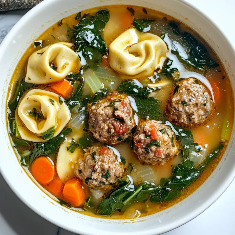 Slow Cooker Italian Wedding Soup Recipe | Spinach, Meatball & Tortellini Delight