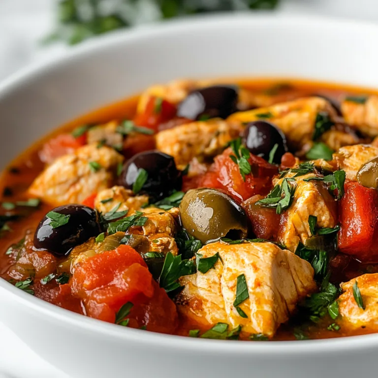 Slow Cooker Mediterranean Fish Stew Recipe with Tomatoes, Olives &amp; Fresh Herbs