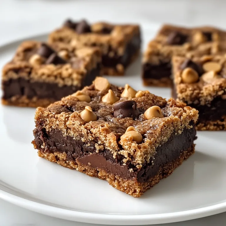 Delicious Slow Cooker Peanut Butter Chocolate Cookie Bars Recipe | Easy &amp; Gooey Dessert