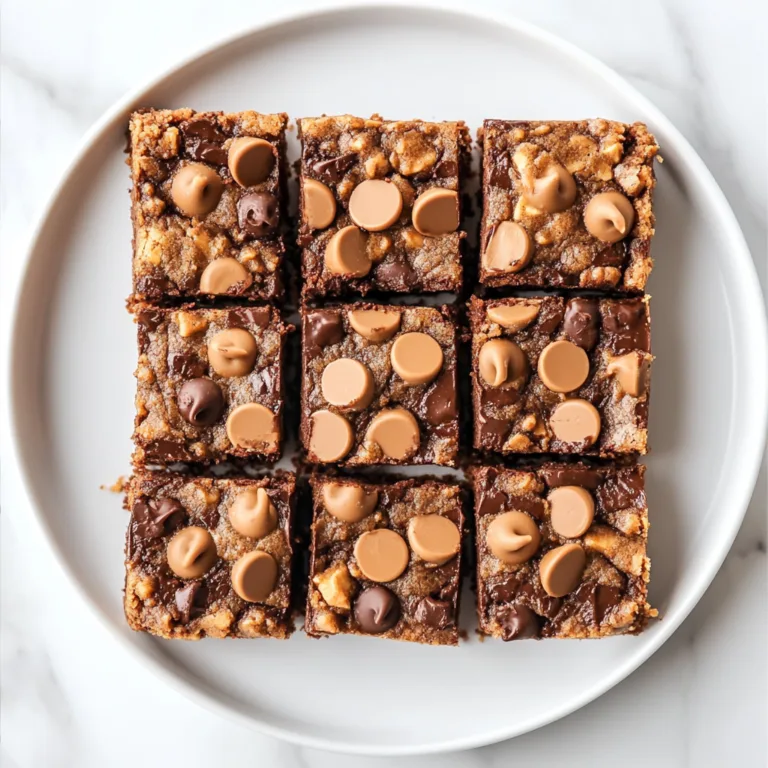 Delicious Slow Cooker Peanut Butter Chocolate Cookie Bars Recipe | Easy & Gooey Dessert