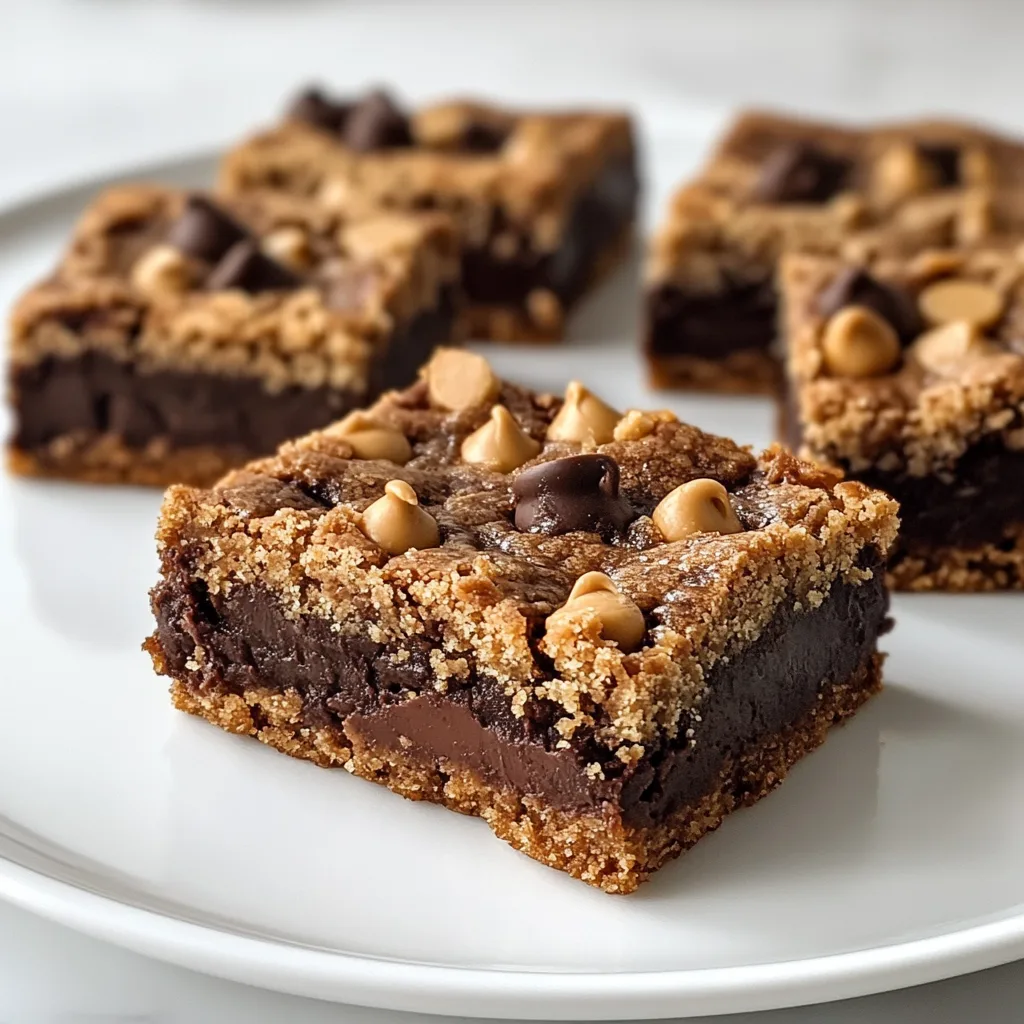 Delicious Slow Cooker Peanut Butter Chocolate Cookie Bars Recipe | Easy &amp; Gooey Dessert
