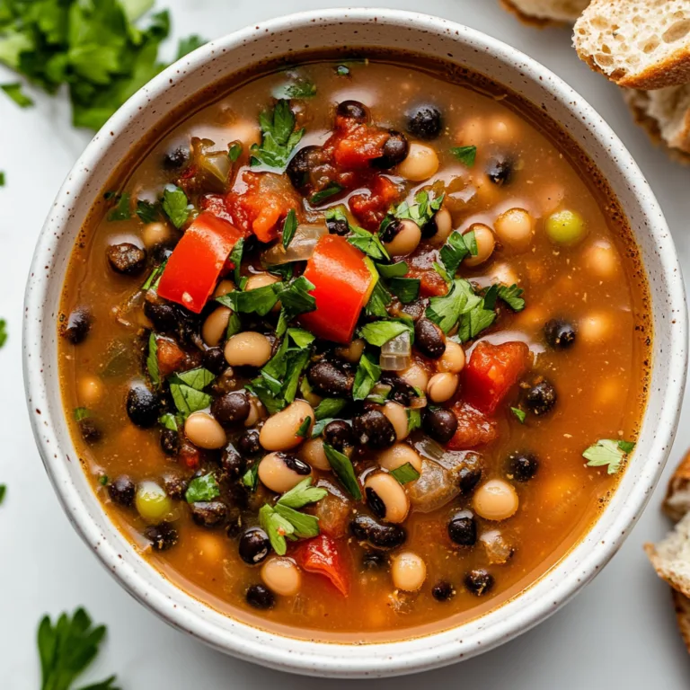 Smoky Black Eyed Pea Soup Recipe | Hearty & Flavorful Comfort Food