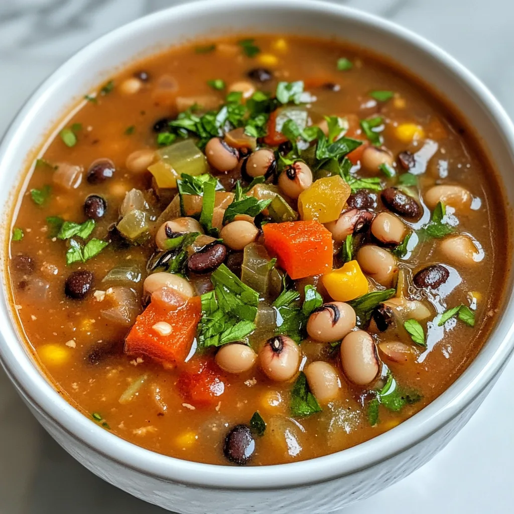 Smoky Black Eyed Pea Soup Recipe | Hearty &amp; Flavorful Comfort Food