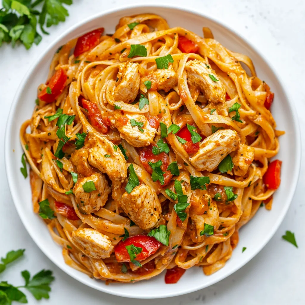 Spicy Cajun Chicken Pasta