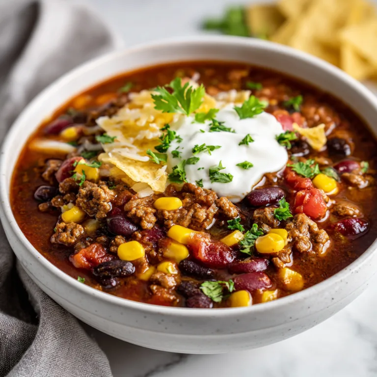 Delicious Taco Soup Recipe | Easy &amp; Flavorful Taco Soup Ideas