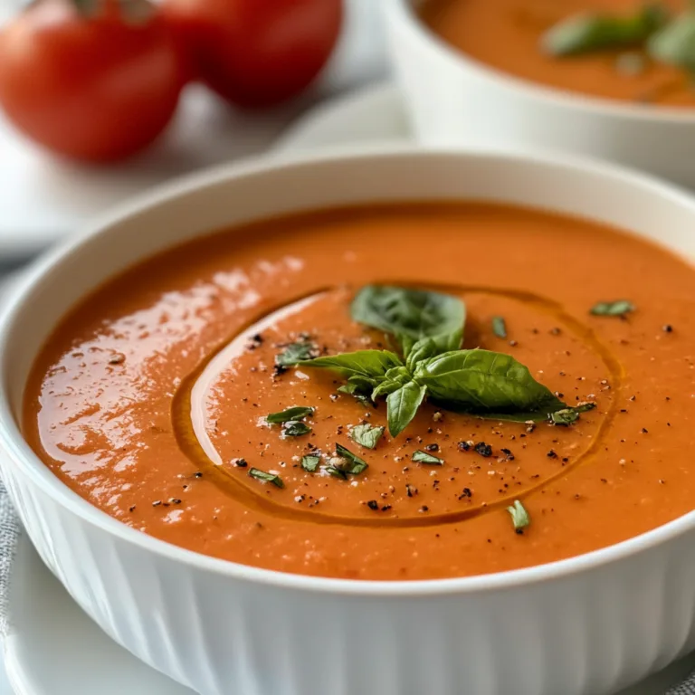 Thick and Creamy Tomato Soup Recipe | Easy Homemade Comfort Food