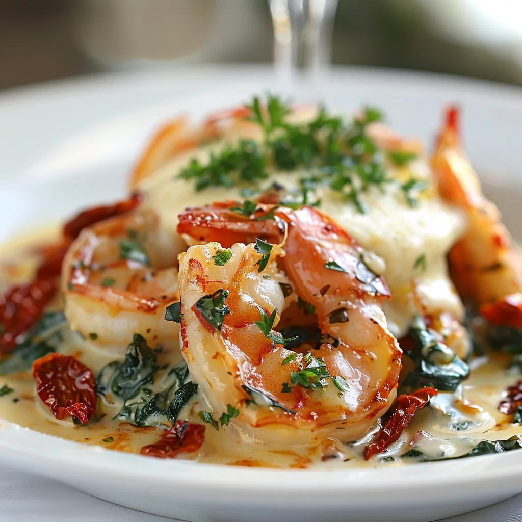 Tuscan Shrimp with Spinach, Artichokes &amp; Sun-Dried Tomatoes Recipe – Easy &amp; Flavorful