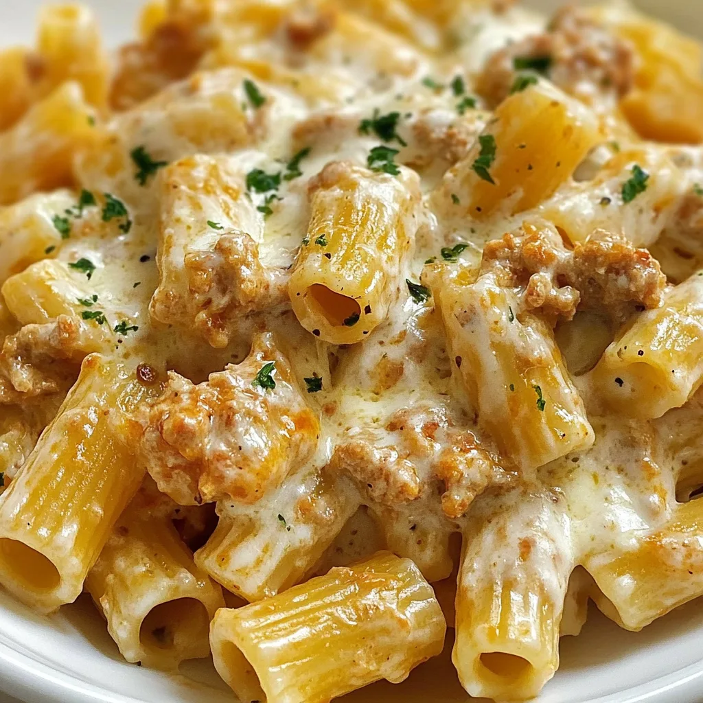Creamy Rigatoni with Boursin Cheese Recipe | Easy &amp; Delicious Pasta Dish