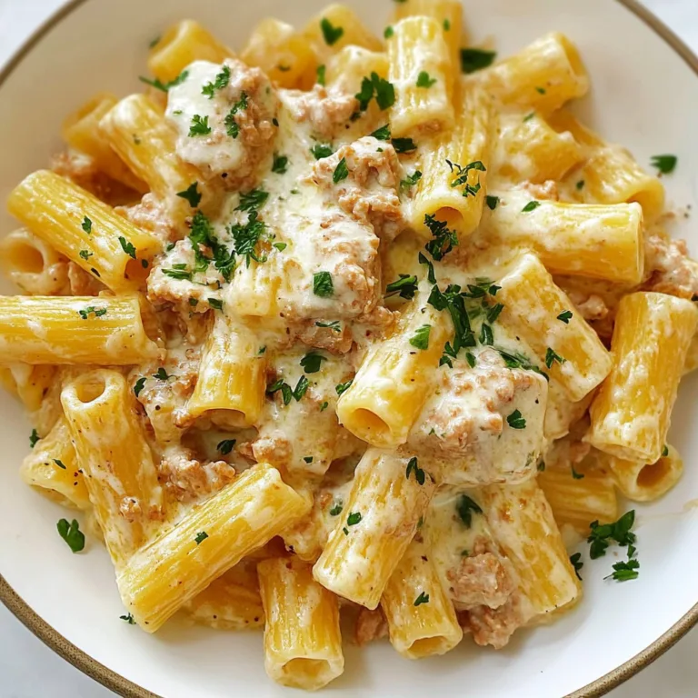 Creamy Rigatoni with Boursin Cheese Recipe | Easy & Delicious Pasta Dish