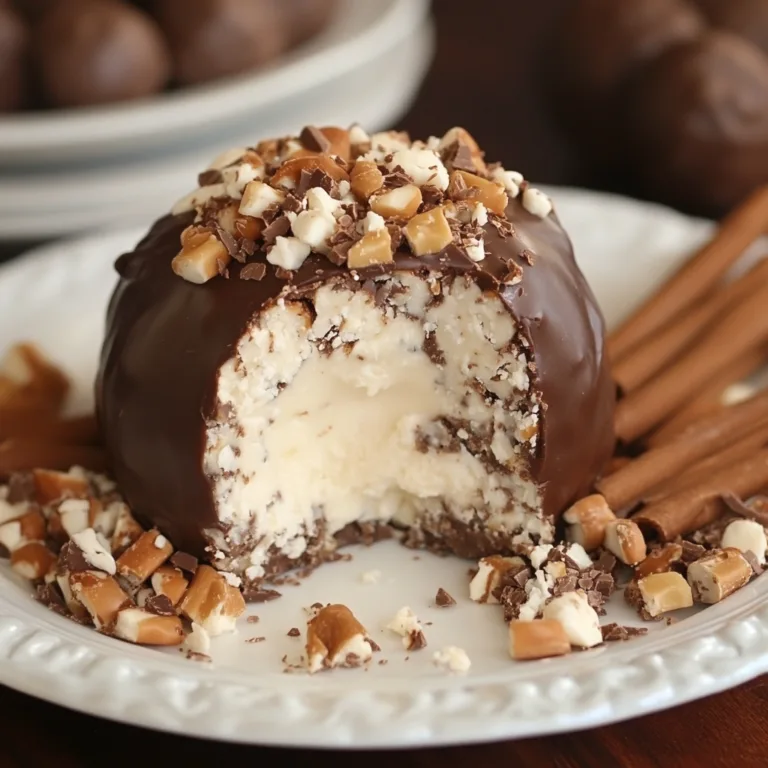Delicious Snickers Cheese Ball Recipe | Perfect Sweet & Savory Snack