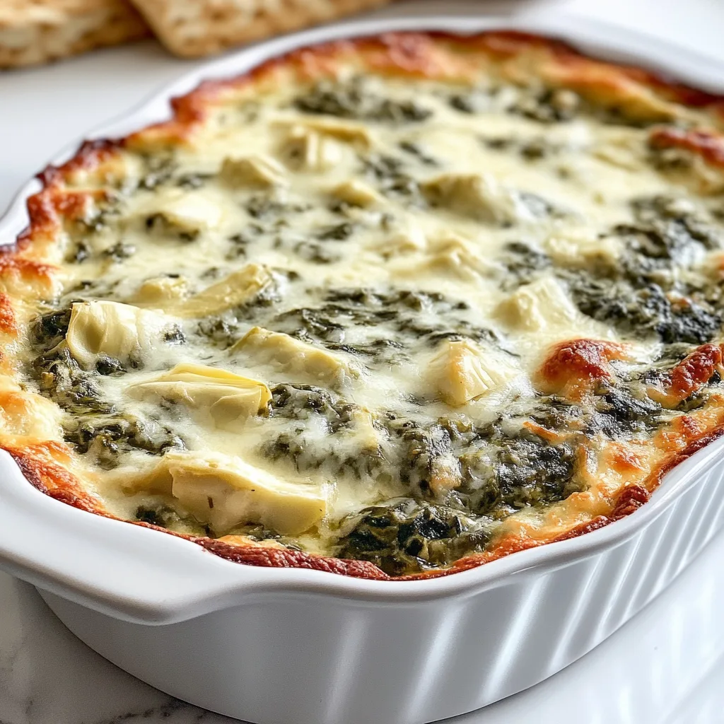 Creamy Spinach Artichoke Dip Recipe | Easy &amp; Delicious Appetizer