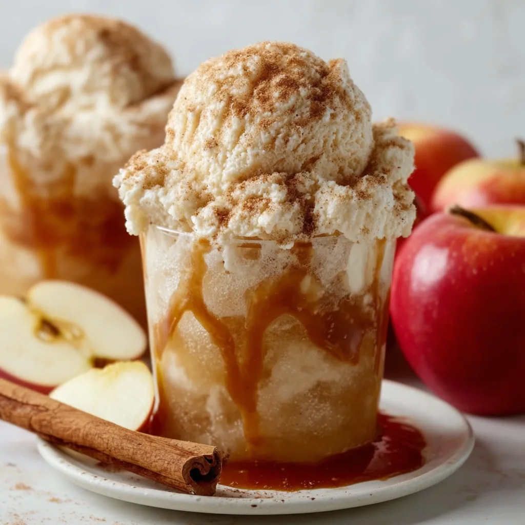Delicious Apple Cider Float with Homemade Cinnamon Ice Cream Recipe
