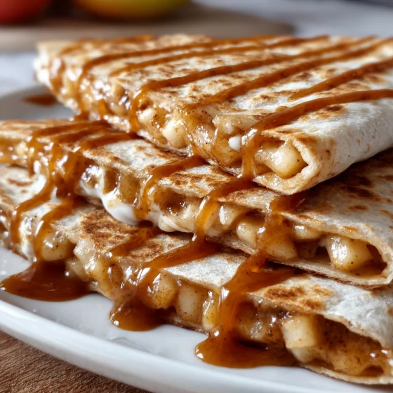Delicious Apple Cinnamon Breakfast Quesadillas Recipe | Easy & Healthy Morning Meal