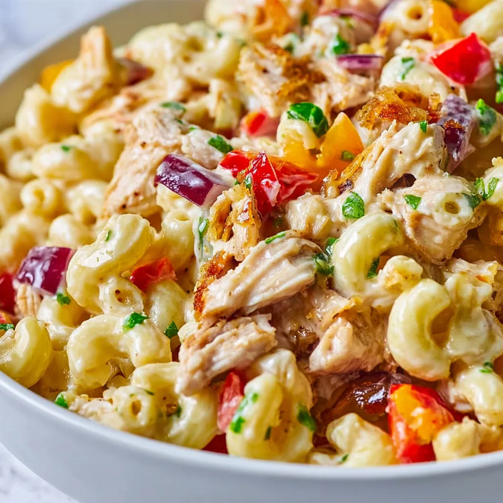 Delicious BBQ Chicken Pasta Salad Recipe | Easy &amp; Flavorful Meal