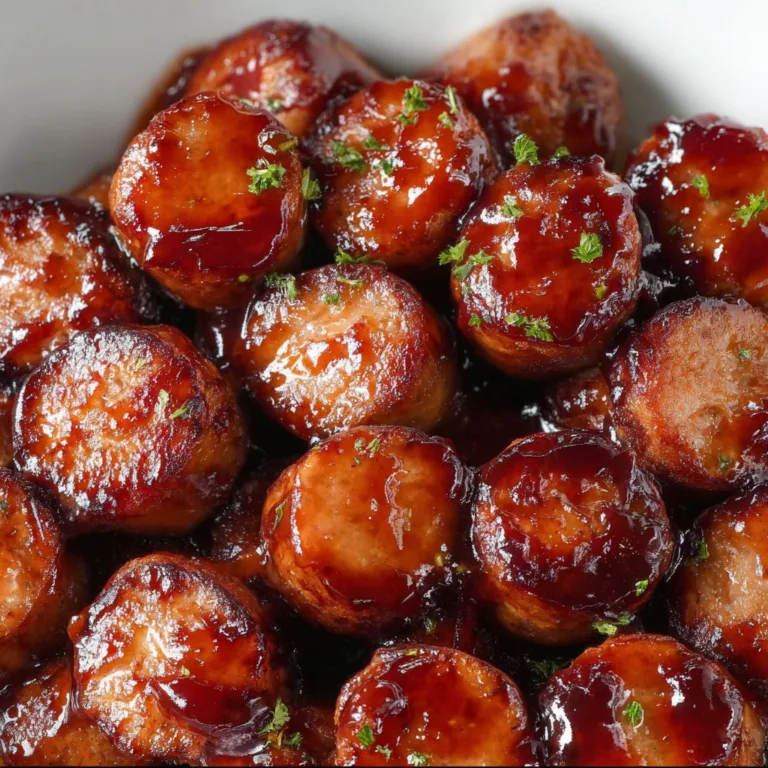 Delicious BBQ Sausage Bites Recipe | Easy & Flavorful Appetizer