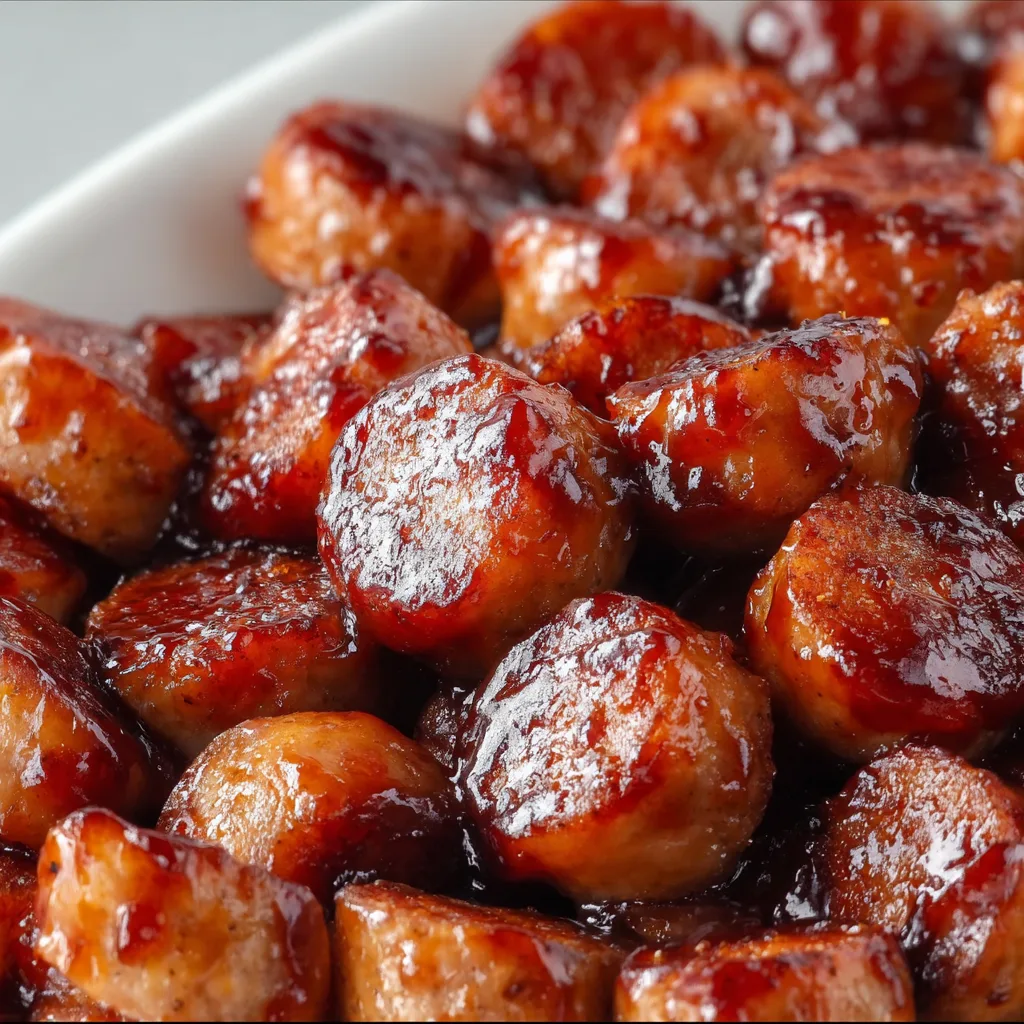 Delicious BBQ Sausage Bites Recipe | Easy &amp; Flavorful Appetizer