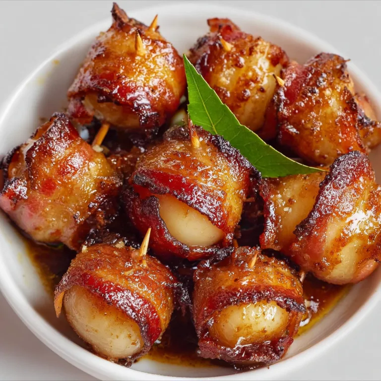 Crispy Bacon Wrapped Water Chestnuts Recipe | Delicious Appetizer Idea