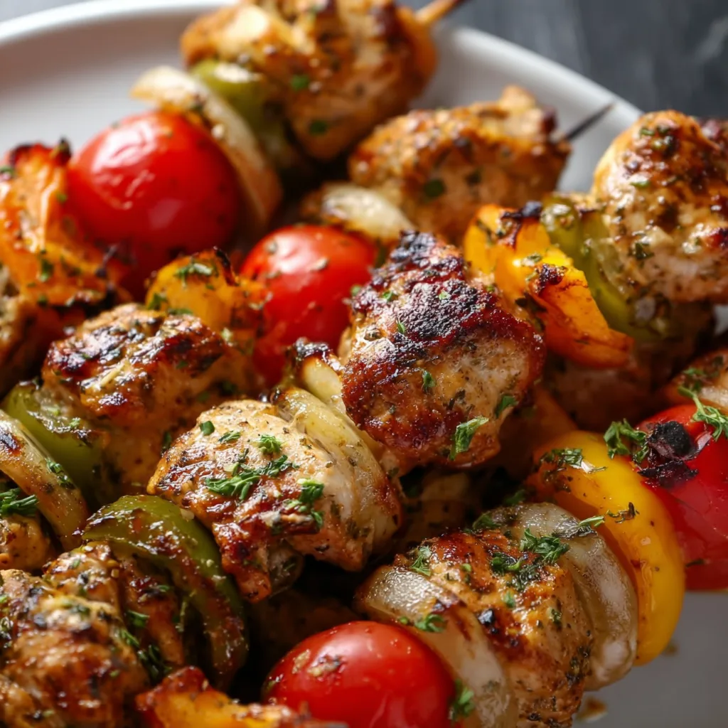 Delicious Baked Chicken Kabobs Recipe | Easy &amp; Healthy Grilled Skewers