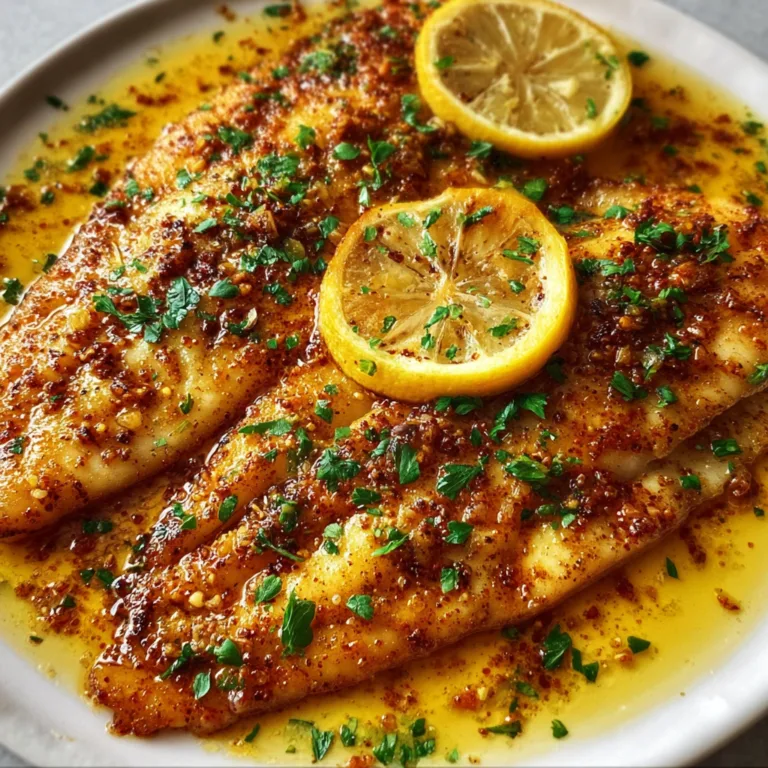 Delicious Baked Lemon Garlic Tilapia Recipe – Easy & Healthy Seafood Dinner