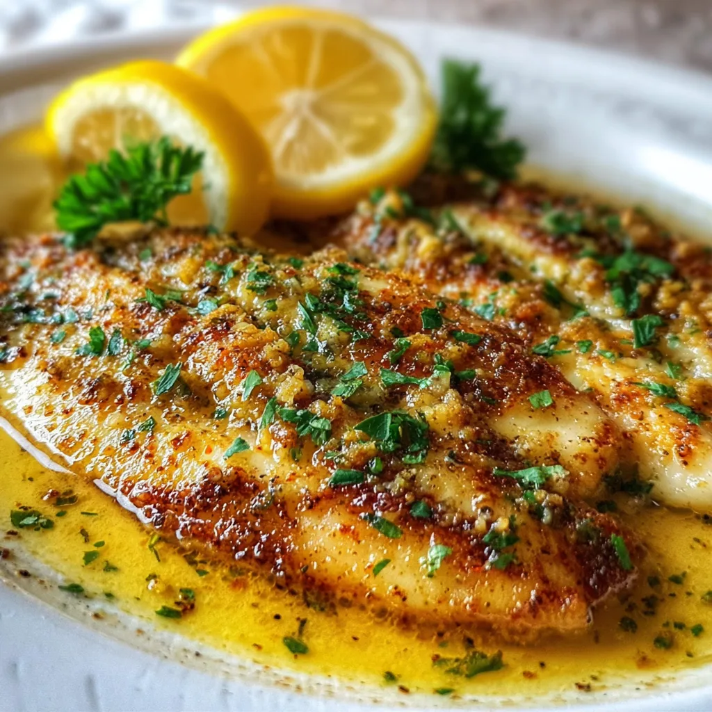 Delicious Baked Lemon Garlic Tilapia Recipe – Easy &amp; Healthy Seafood Dinner