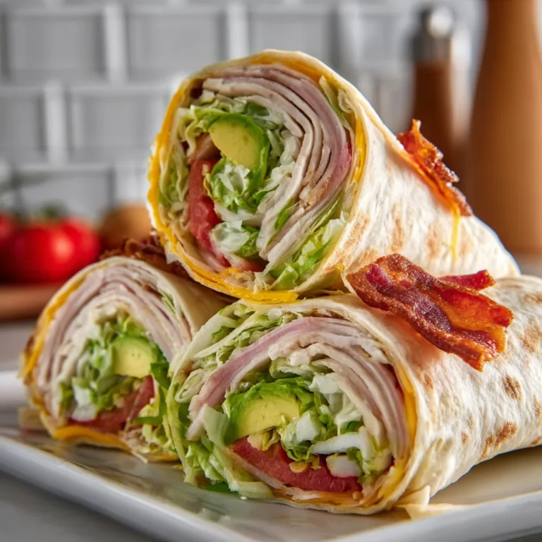 Delicious California Turkey Club Wraps | Healthy & Fresh Wrap Recipes