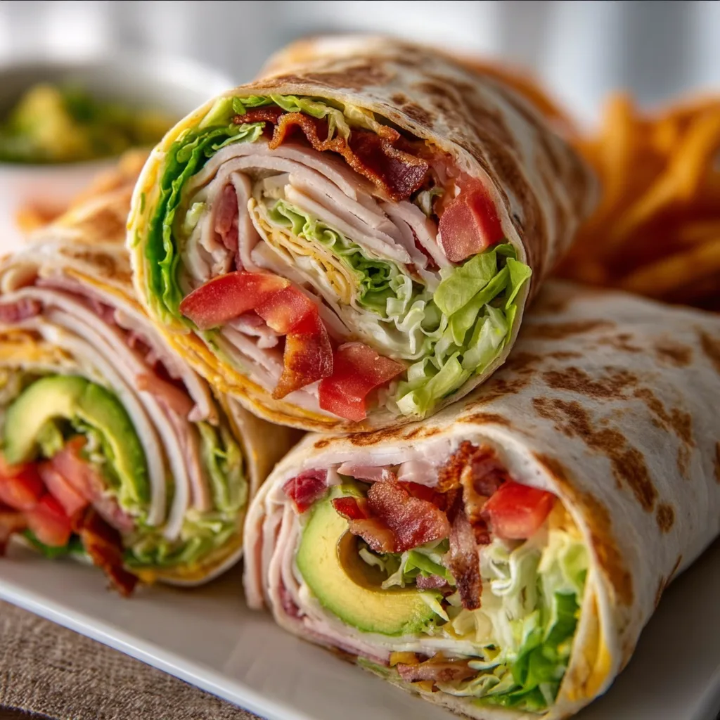 Delicious California Turkey Club Wraps | Healthy &amp; Fresh Wrap Recipes