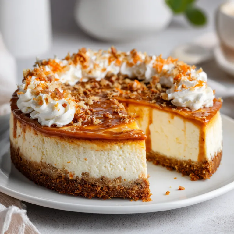 Delicious Carrot Cake Cheesecake Recipe – Creamy &amp; Moist Dessert Delight