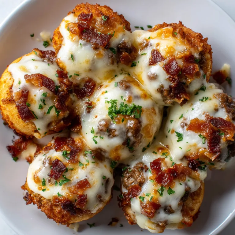 Cheesy Beef Bacon Ranch Mozzarella Bombs | Irresistible Savory Snack Recipe