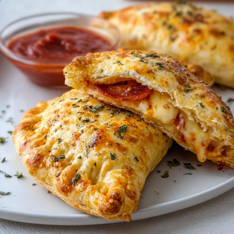 Delicious Cheesy Pizza Pockets Recipe | Easy Homemade Pizza Snacks