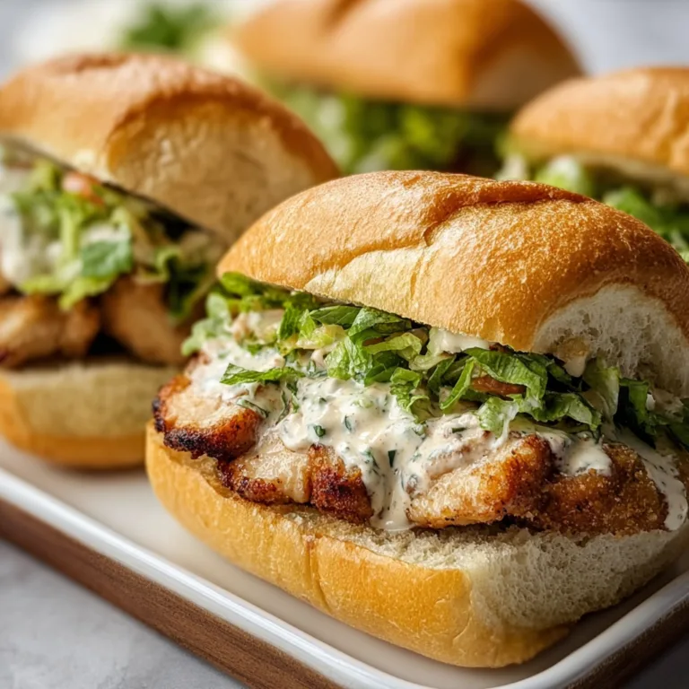 Delicious Chicken Caesar Sandwiches Recipe | Easy &amp; Healthy Lunch Ideas