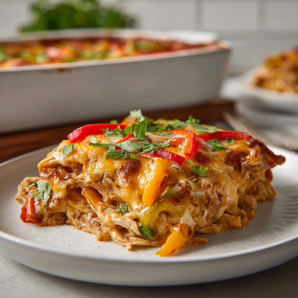 Chicken Fajita Casserole