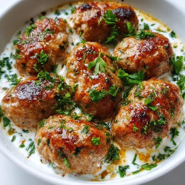Delicious Chicken Kofta with Garlic Yogurt Sauce | Easy Recipe