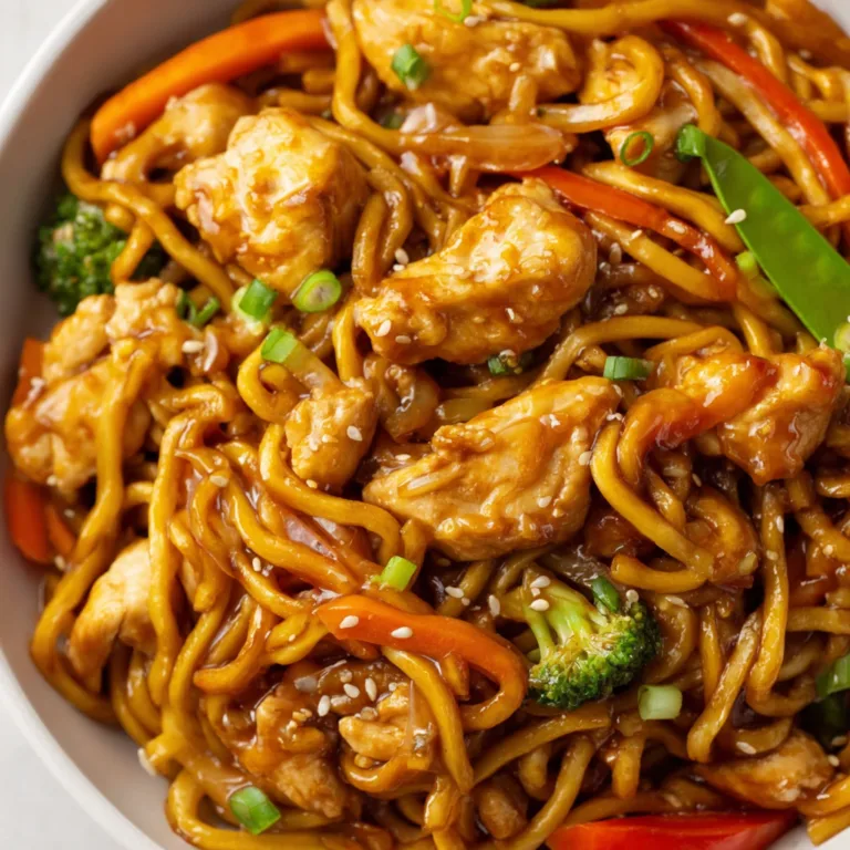 Delicious Chicken Lo Mein Recipe | Easy Homemade Chicken Lo Mein