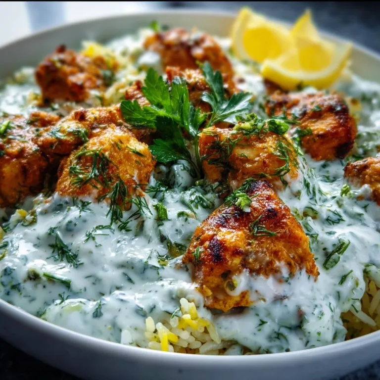 Chicken Tzatziki Rice Recipe | Easy Mediterranean Chicken and Rice Bowl