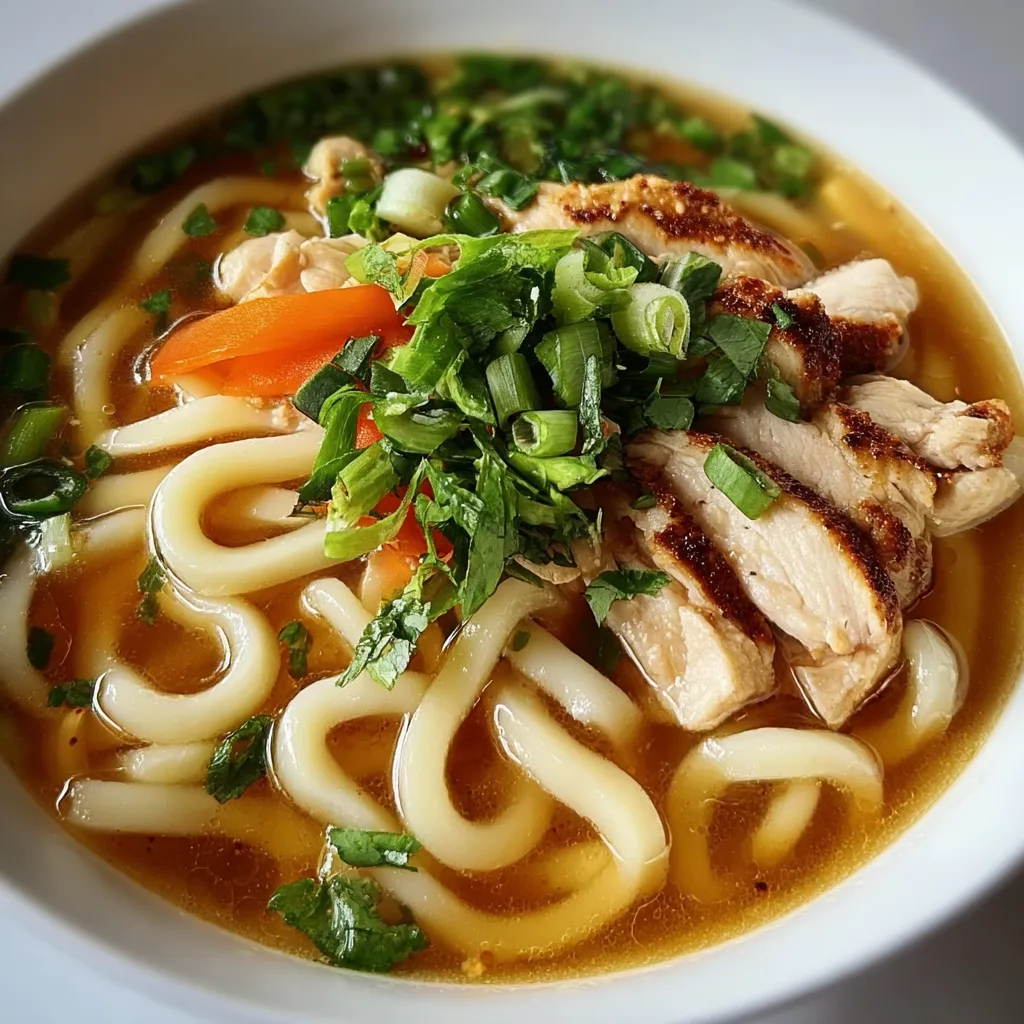 Chicken Udon Soup