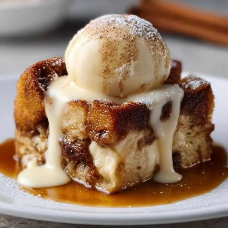 Delicious Cinnamon Bread Pudding Recipe | Easy & Creamy Dessert