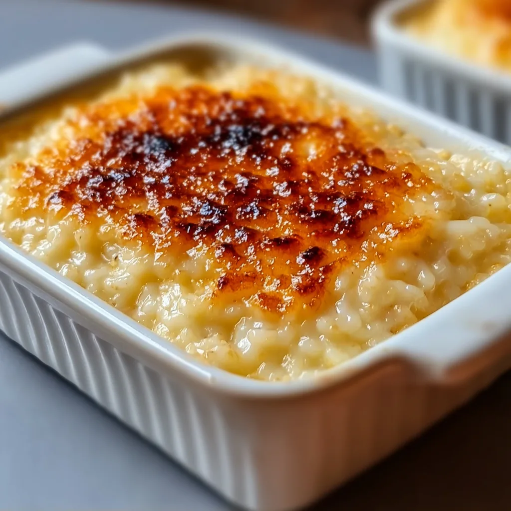 Creamy Condensed Milk Baked Rice Pudding Recipe – Easy &amp; Delicious Dessert