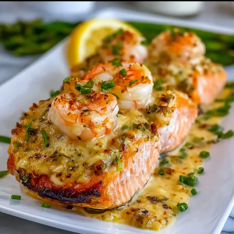 Delicious Crab and Shrimp Stuffed Salmon Recipe | Seafood Dinner Ideas