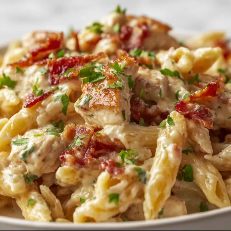 Creamy Chicken Bacon Ranch Pasta Recipe | Easy Comfort Food Delight