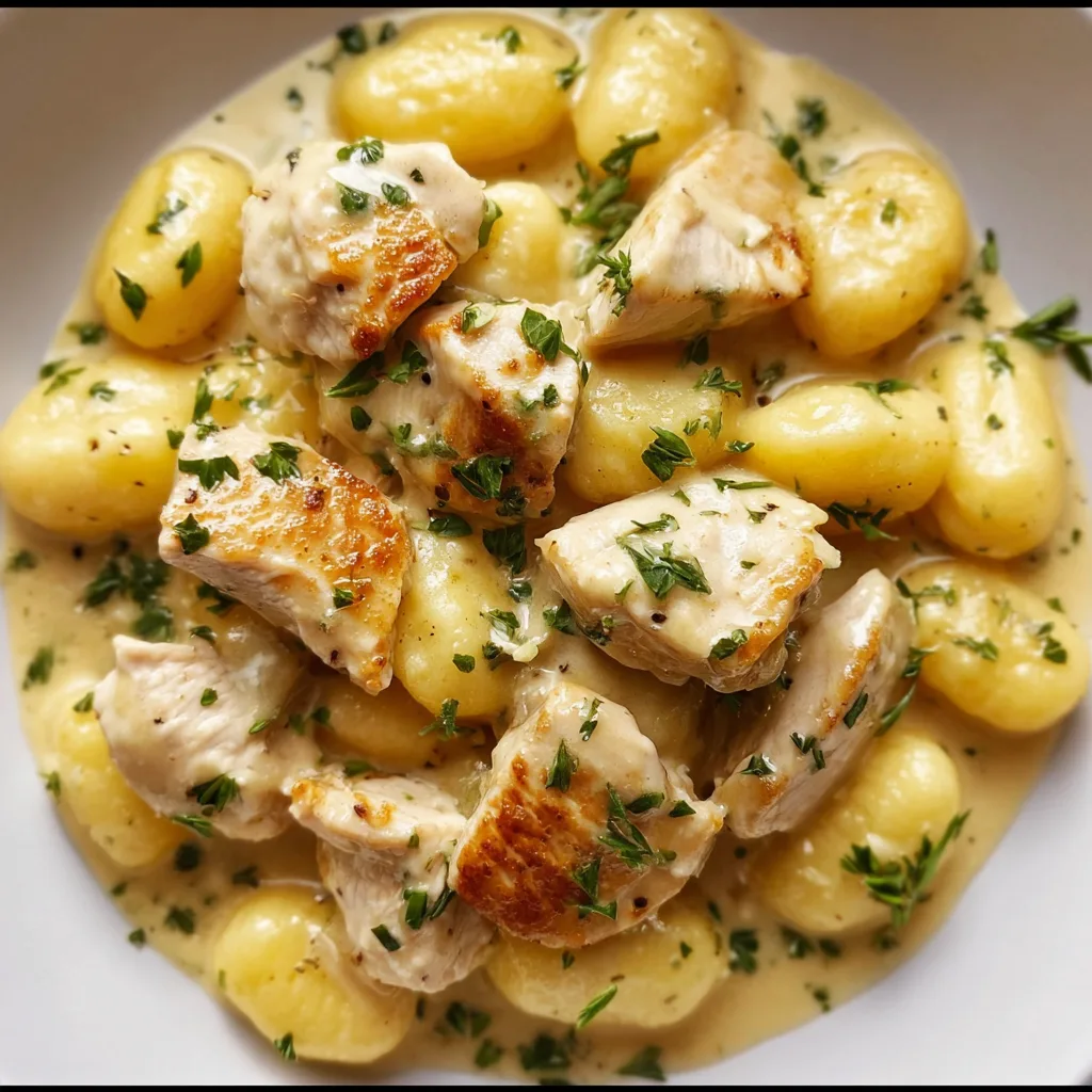 Creamy Lemon Chicken Gnocchi